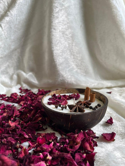 Coco shell candle (Spices)