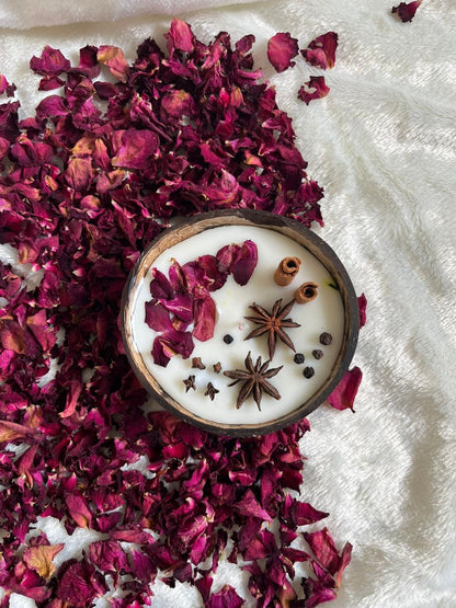 Coco shell candle (Spices)